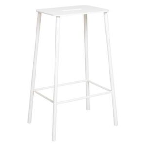 Adam Outdoor High stool - / H 65 cm by Frama White