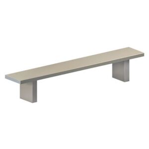 Tommaso OUTDOOR Bench - / L 210 cm - Painted steel by Zeus Grey