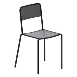 Ginger Stacking chair - / Micaceous grey by Zeus Grey