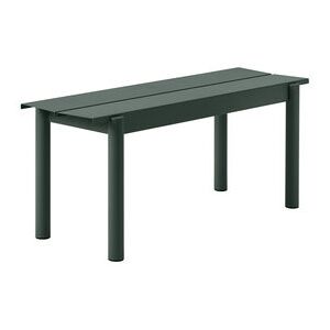 Linear Bench - / Steel - L 110 cm by Muuto Green