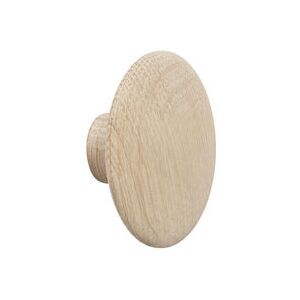 The Dots Wood Hook - / XSmall - Ø 6,5 cm by Muuto Natural wood