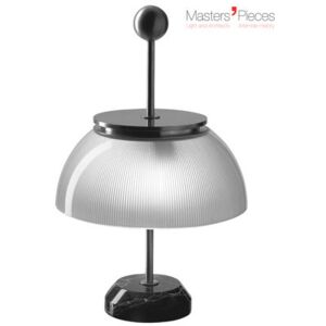 Masters' Pieces - Alfa Table lamp - Marble base - 1959 by Artemide White/Black