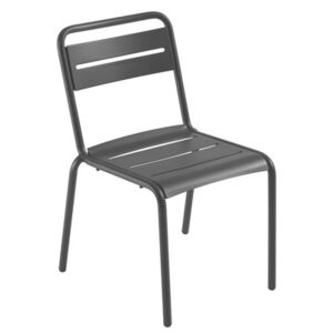 Star Stacking chair - Metal by Emu Black