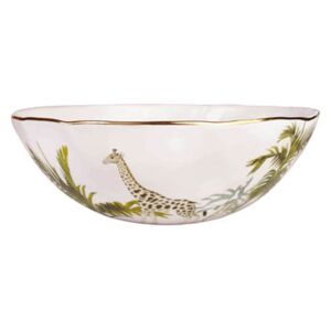 Jungle Salad bowl - / Porcelain by & klevering Multicoloured