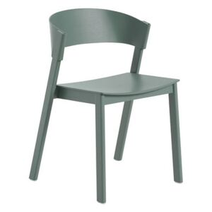 Cover Stacking chair - / Wood by Muuto Green