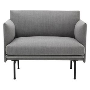 Outline Padded armchair - / Fabric by Muuto Grey