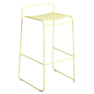 Surprising Bar stool - / Metal - H 78 cm by Fermob Yellow