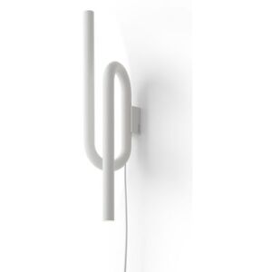 Tobia LED Wall light - / Metal - H 40 cm by Foscarini White