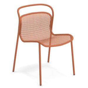 Modern Stacking chair - / Metal by Emu Red