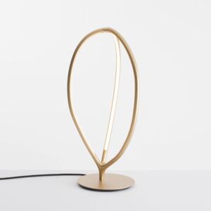 Arrival LED Table lamp - / Aluminium - H 66 cm by Artemide Gold