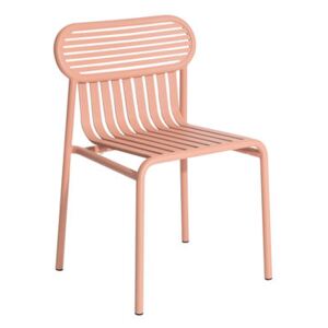Week-End Stacking chair - / Aluminium by Petite Friture Pink