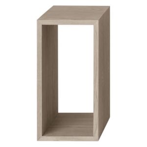 Stacked 2.0 Shelf - / Small rectangulaire 43x21 cm / Sans fond by Muuto Natural wood