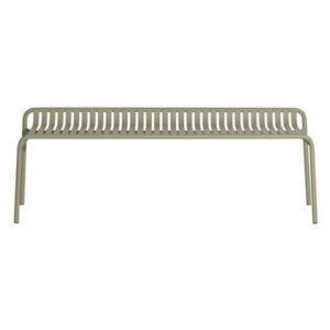 Week-End Bench - / Aluminium - L 158 cm by Petite Friture Green