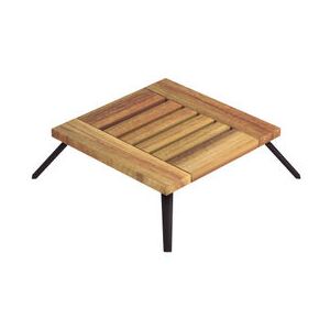 Welcome Coffee table - / 55 x 55 cm - Teak by Unopiu Natural wood