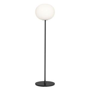 Glo-Ball F1 Floor lamp - / H 135 cm -Mouth-blown glass by Flos White/Black