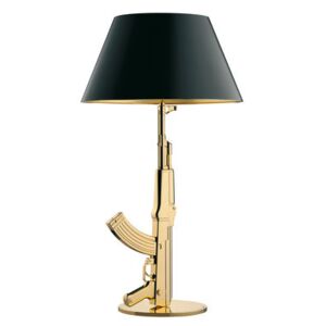 Table Gun Table lamp - H 92 cm by Flos Black/Gold