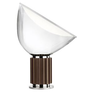 Taccia LED Small Table lamp - Glass diffusor - H 48 cm by Flos Brown/Transparent