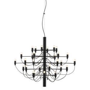 2097 Pendant - / 30 frosted bulbs INCLUDED - Ø 88 cm by Flos Black