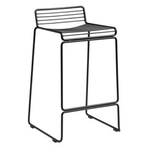Hee Bar stool - / H 65 cm by Hay Black