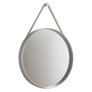 Strap Wall mirror - Ø 50 cm by Hay Grey