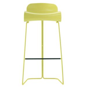 BCN Bar stool - H 76 cm by Kristalia Yellow