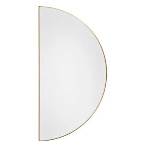 Unity Wall mirror - / Semi-circle - L 50 cm by AYTM Gold/Metal