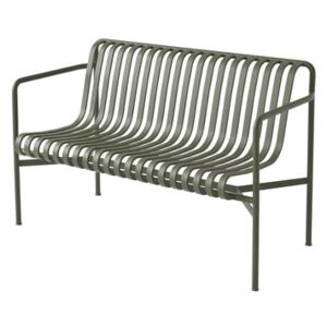 Palissade Bench with backrest - W 128 cm - R & E Bouroullec by Hay Green