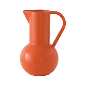 Strøm Small Carafe - / H 20 cm - Ceramic / Hand-made by raawii Orange