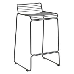 Hee Bar stool - / H 65 cm by Hay Grey