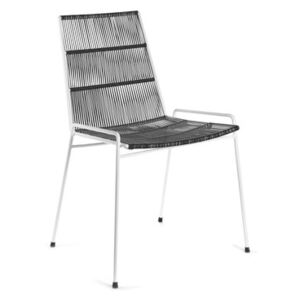 Abaco Stacking chair - / PVC wire by Serax Black