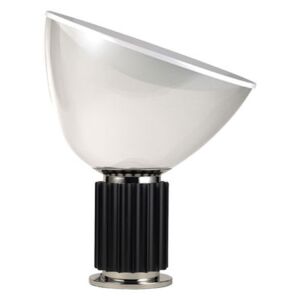 Taccia LED Table lamp - Plastic diffusor / H 54 cm by Flos Black/Transparent