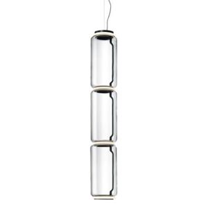 Noctambule Cylindre Pendant - / LED - Ø 25 x H 139 cm by Flos Transparent