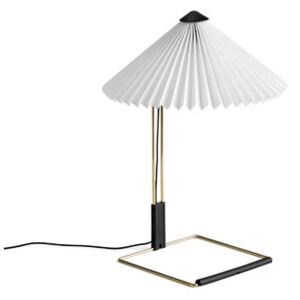 Matin Small Table lamp - / LED - H 38 cm - Fabric & metal by Hay White