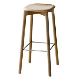 Soft Edge 32 High stool - H 75 cm / Wood by Hay Natural wood