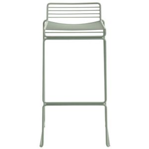 Hee Bar stool - H 75 cm - Metal by Hay Green