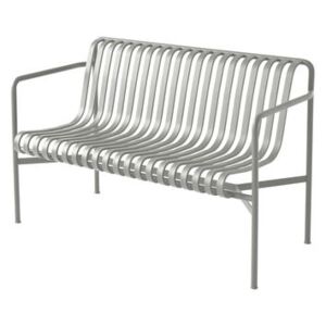 Palissade Bench with backrest - W 128 cm - R & E Bouroullec by Hay Grey