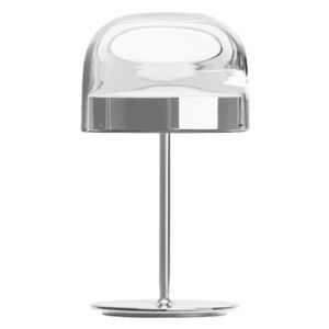 Equatore Small Table lamp - / LED - Glass - H 43 cm by Fontana Arte Metal