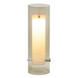 Lasospesa LED Table lamp - / Glass - Ø 10 x H 30 cm by Fontana Arte Grey