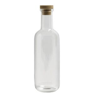 Bottle Small Carafe - 0,75 L / Glass & cork by Hay Transparent