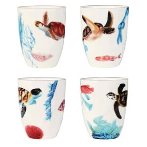 Océan Mug - / Set of 4 - Porcelain by & klevering Multicoloured