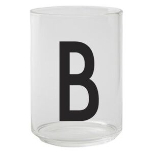 A-Z Glass - / Borosilicate glass - Letter B by Design Letters Transparent