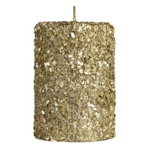 Pillar Candle - / Small - H 10 cm by & klevering Gold
