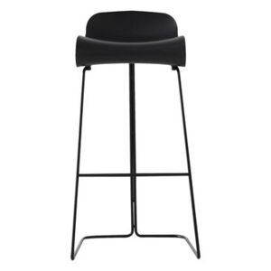 BCN Bar stool - H 76 cm by Kristalia Black