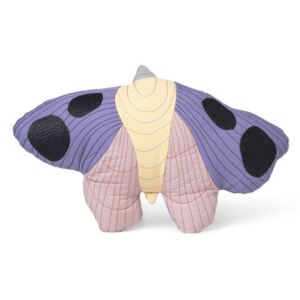 Moth Cushion - / Quilted fabric -47 x 32 cm by Ferm Living Multicoloured