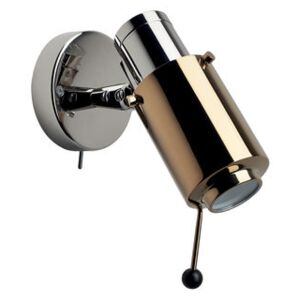 Biny Spot LED Wall light - / 1955 reissue - With switch by DCW éditions Gold/Silver/Metal