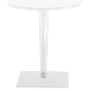 TopTop - Dr. YES Round table - Round table top Ø 60 cm by Kartell White