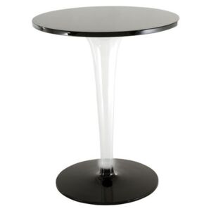 TopTop - Dr. YES Round table - Round table top Ø 60 cm by Kartell Black