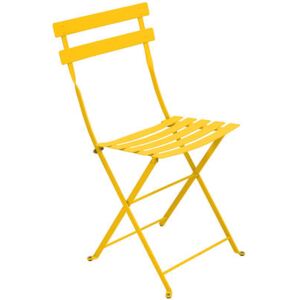 Bistro Folding chair - Metal by Fermob Yellow