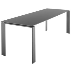 Four Rectangular table - Black - L 158 cm by Kartell Black