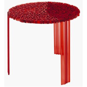 T-Table Alto Coffee table - H 44 cm by Kartell Red